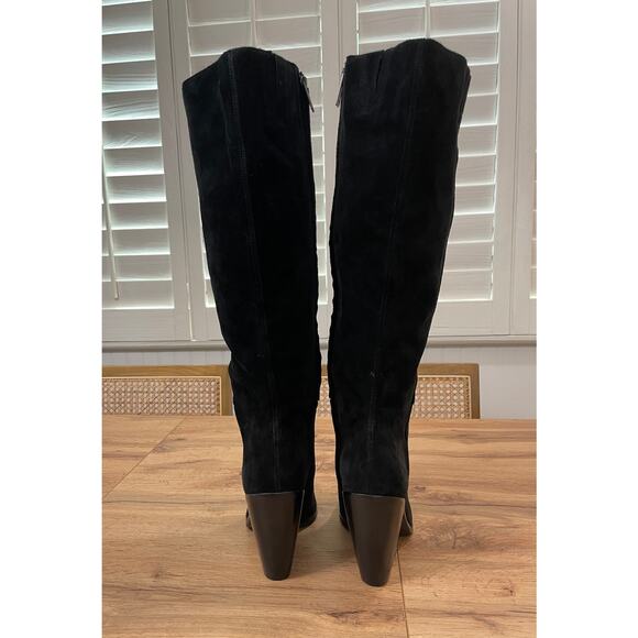 Sam Edelman Womens Annabel Black Suede Knee High Boot Size 9 NWOB Leather Lining - Picture 8 of 13